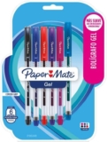Bolígrafos de gel Paper Mate con 6 colores bajan a un gran precio