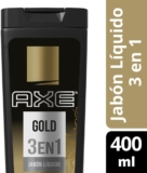 Jabón líquido corporal Axe Gold 3 en 1 cara, cuerpo y cabello de 400 ml baja de precio