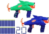Liquidación en 2 pack lanzadores de dardos de juguete Nerf Wild Wolfpack bajan a un gran precio