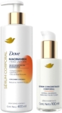 Combo Dove con sérum antimanchas Niacinamida Tono Uniforme + sérum concentrado corporal para reducir cicatrices y estrías bajan a su menor precio