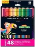 Lápices de colores Prismacolor Junior doble punta con 48 colores baja de precio