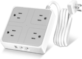 Extensión multicontacto con entradas USB-C y protección de sobretensiones baja a un excelente precio