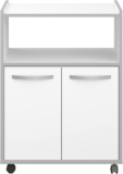Carrito de cocina con estante y puertas baja a su menor precio