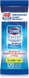 Toallitas húmedas desinfectantes Clorox Expert aroma Fresco con 120 piezas bajan a su menor precio