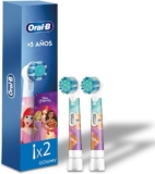 Liquidación de juego de 2 repuestos cepillo dental eléctrico Oral-B Princesas de Disney bajan a un tremendo precio