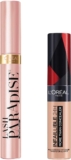 Combo Loréal Paris corrector de maquillaje Infallible 24H + mascara para pestañas Lash Paradise Waterproof a un gran precio