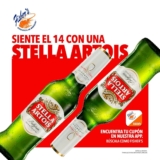 Cupón Fishers cerveza Stella Artois GRATIS hoy 14 de febrero