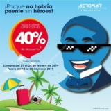 En Aeromar 40% de descuento en todas las rutas del 12 al 20 de marzo del 2019