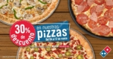 En Dominos 30% de descuento en pizzas del 4 al 17 de marzo comprando en línea y por la app