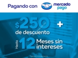 Cupón Elektra Mercado Pago de $250 de descuento + hasta 12 meses sin intereses