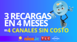 Promoción Sky VeTV de 4 canales adicionales Gratis si haces 3 recargas