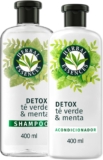 Kit shampoo y acondicionador Herbal Essences Detox Té Verde y Menta 400 ml bajan a su menor precio