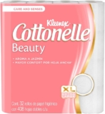 Papel higiénico Kleenex Cottonelle Beauty con 32 rollos XL Extra Grandes baja a su menor precio