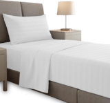 Juego de sábanas de microfibra de lujo 3000 hilos para cama individual baja a un excelente precio