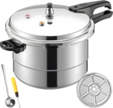 Oferta flash: olla de presión express de 9 L con 8 sistemas de seguridad baja a un excelente precio