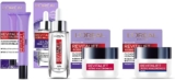 Kit rutina completa Loréal Paris Revitalift ácido Hialurónico con crema de día + crema de noche + crema de ojos + séruma facial antiarrugas baja de precio