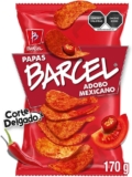 Papas adobadas Barcel Corte Delgado bolsa de 170 g baja de precio