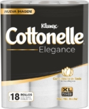 Papel higiénico Kleenex Cottonelle Elegance con 18 rollos XL extra grandes a un muy buen precio