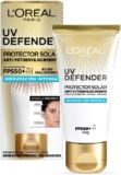Protector solar facial Loréal Paris UV Defender Hidratación Intensa baja a un excelente precio