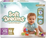 Pañales para bebé Soft Dreams Etapa 5 Extra Grande con 56 piezas baja de precio