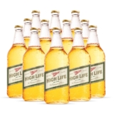 12 pack cervezas Miller High Life caguama 940 ml bajan a un gran precio