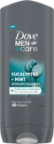 Jabón líquido corporal para cara, cuerpo y cabello Dove Men Care Eucalipto y Menta de 400 ml baja a su menor precio