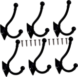 Juego de 6 ganchos de metal para pared bajan a un precio increíble