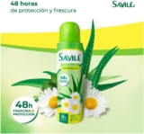 Desodorante en aerosol para mujer Savilé Sábila y Manzanilla a un precio magnífico