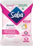 Toallitas húmedas de higiene íntima Saba Diarios V-Natural bajan a un gran precio