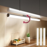 Juego de 3 lámparas LED de barra recargables con sensor de movimiento bajan a un excelente precio