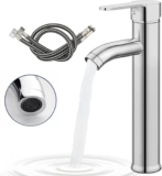 Monomando para lavabo de baño de acero inoxidable baja a un gran precio