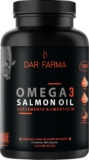 Suplemento alimenticio Omega 3 aceite de salmón con 180 cápsulas de 1400 mg en su precio más económico