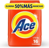 Detergente en polvo Ace Limpieza Instantánea de 1.72 kg baja a un gran precio
