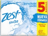5 pack jabón neutro Zest baja a un gran precio