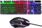 Oferta flash: kit de teclado y mouse gamer con iluminación RGB bajan a un gran precio