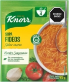 Sopa instantánea de Fideos Knorr rinde 4 porciones baja a su menor precio