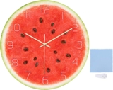 Reloj de pared con diseño de sandía baja de precio + cupón adicional