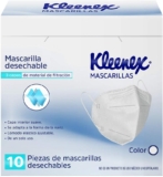 10 pack mascarillas cubrebocas desechables Kleenex bajan a su menor precio