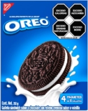Galletas Oreo caja con 4 paquetes de galletas a un precio buenísimo