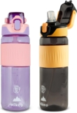 Oferta flash: juego de 2 termos de agua con boquilla de popote bajan a su menor precio