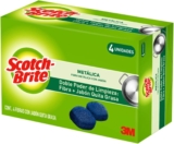 4 pack fibra metálica con jabón Scotch-Brite baja a un super precio