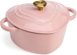 Olla de hierro fundido horno holandés Paris Hilton en forma de corazón baja a su menor precio