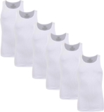 6 pack camisetas atléticas sin mangas Rinbros 100% algodón en su precio más bajo