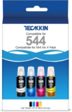 4 pack tintas compatibles con impresoras Epson Ecotank 544 bajan a un excelente precio