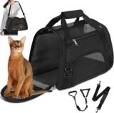 Transportadora de mascotas plegable baja a un excelente precio