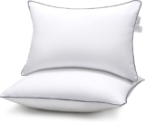 Juego de 2 almohadas tipo hotel de microfibra suave bajan a su menor precio