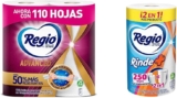 Combo Regio servitoallas con 2 pack toallas de papel Regio Advanced + toallas de papel Regio Rinde+ bajan a un gran precio