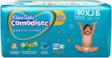 pañales para bebé KleenBebé Comodisec etapa 6 Extra Jumbo con 80 piezas bajan a un gran precio