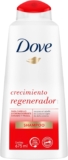 Shampoo Dove Crecimiento Regenerador para cuidado de pelo frágil y dañado baja a un gran precio