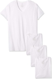 4 pack playera ropa interior Fruit of the Loom cuello en V 100% algodón baja a un gran precio